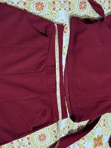 Maroon Two-Piece Set