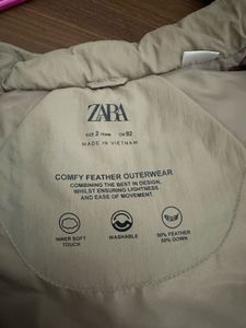Zara Comfy Feather Outerwear