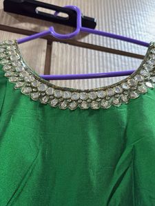 Green Ethnic Gown