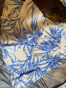 White And Blue Summer Dress