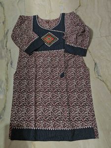Ajrakh Print Short Kurti