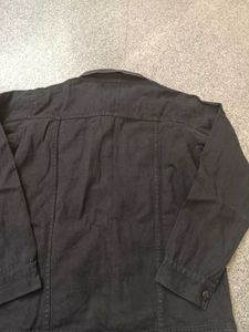 Montrez Stylish Black Denim Jacket