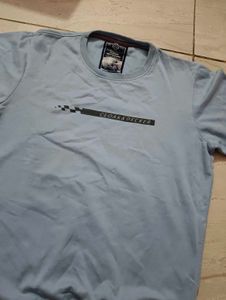 Stylish Blue Graphic T-Shirt