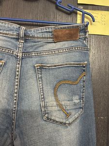 Damaged Blue Being Human Jeans