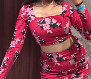 Floral Two-Piece Set