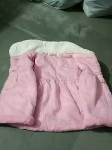 Cute Pink Faux Fur Dress