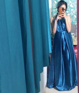 Teal Halter Maxi Dress