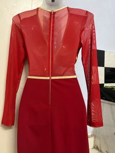 Red &amp; Gold Party Dress