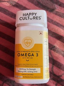 Happy Cultures Omega 3 Softgels
