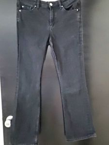 M&amp;S Dark Wash Flare Jeans