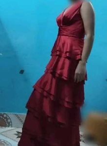 ♥️ RED Flared dress