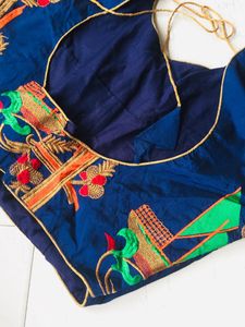 Blue Color Lhenga Choli