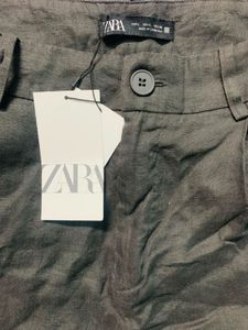 Linen Wide Leg Trousers