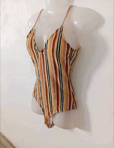 Striped Bodysuit - Trendy &amp; Chic