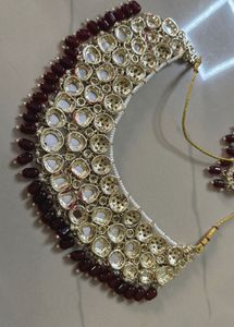 Elegant Kundan Jewelry Set