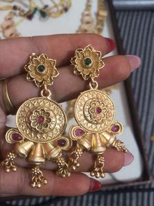 Gold Plated Traditional Indian Jewelry Set