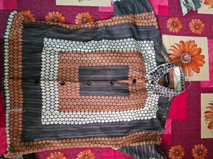 Zara Store Crochet Shirt