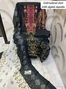 Self Embroidered Dress