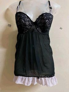 Black Lace Babydoll