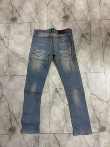 Blue Denim Jeans Regular Fit For Men
