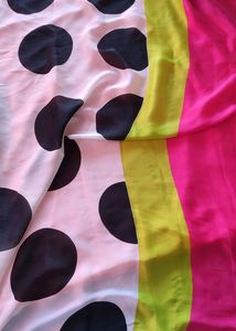 Beautiful and Elegant Multicolored Chiffon Saree