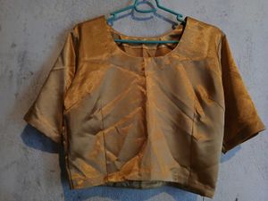 Gold Shimmer Blouse - Size L/XL