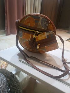 Boho Sling Bag Yellow Mustard Color