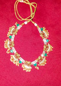 Emerald Elephant Necklace