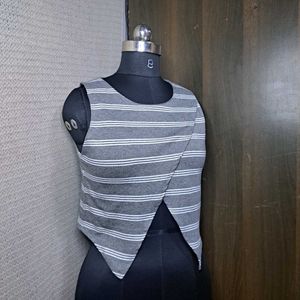 Striped Crop Top