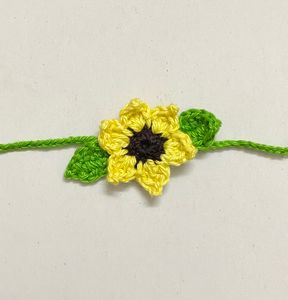 Handmade Sunflower Rakhi