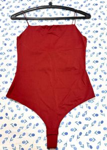 Red Bodysuit Top