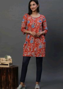 Floral Print Kurta