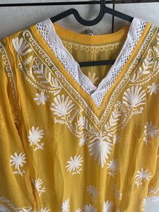 Transparent Yellow Kurtha