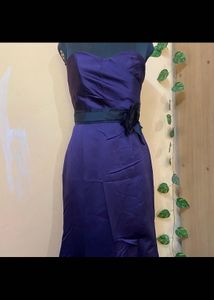 Beautiful Purple Trail Gown