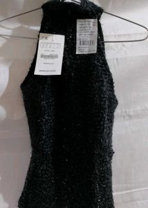 Sparkly Sleeveless Top