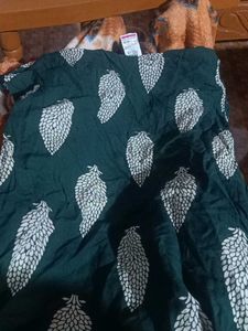 Green Printed Top
