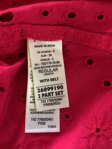Dark Pink A-Line Dress(Women’s)