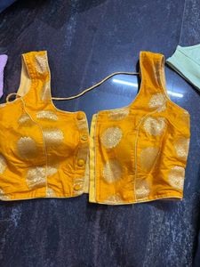 Yellow Sleeveless Blouse