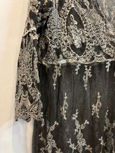 Grey Lace Dress