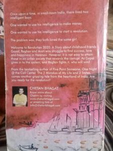 Chetan Bhagat - Revolution 2020 Novel