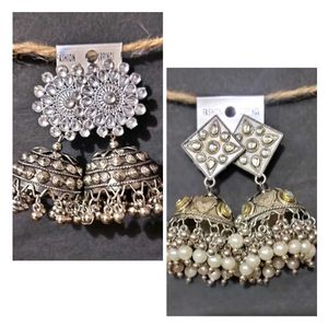 2 New Oxidised Earrings