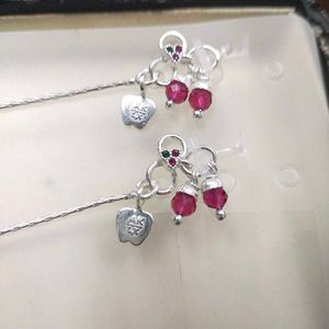 Pure Silver CZ Snack Chain ⛓️ Anklets पायल