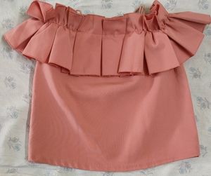 Off Shoulder Crop Top