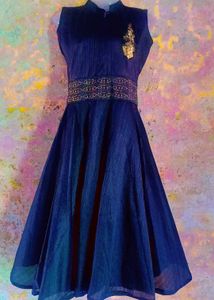 Elegant Navy Blue Dress