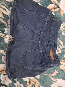 Blue Denim Women's Shorts
