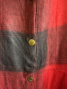 Red and Black Checked Shirt, Size - 34-36