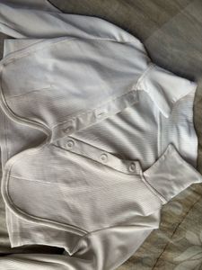 White Crop Top