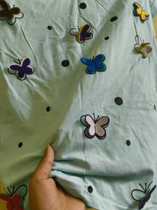 Butterfly Cyan Tshirt