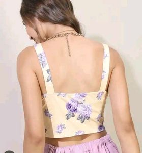 Reduce The Price Of Purple Crop Top