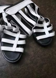 White Gladiator Sandals